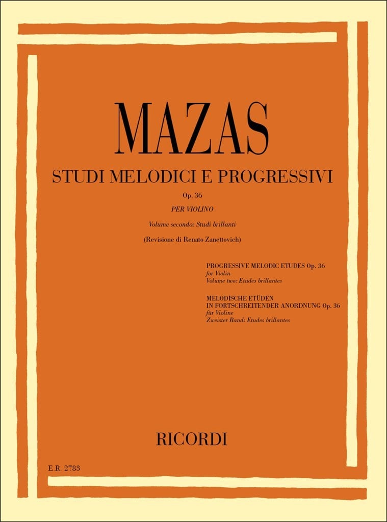 Studi Melodici E Progressivi Op. 36